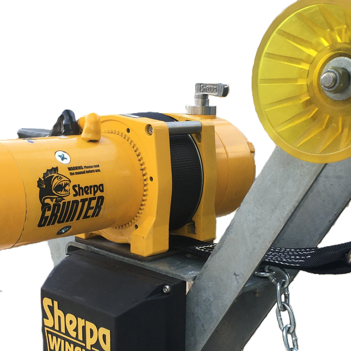Sherpa 4x4 Black Edition 'Grunter' Electric Boat Trailer Winch