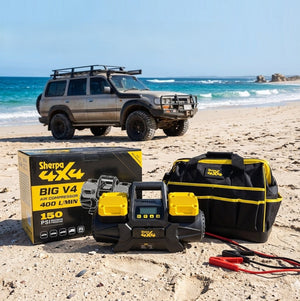 Sherpa 4x4 'BIG V4' Quad-Air Bundle – (400 L/min) 4-Tyre Inflation System