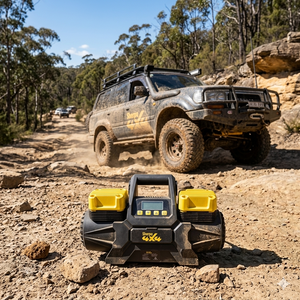 Sherpa 4x4 'BIG V4' Air Compressor (400 L/min) with Pre-set Pressure Control System