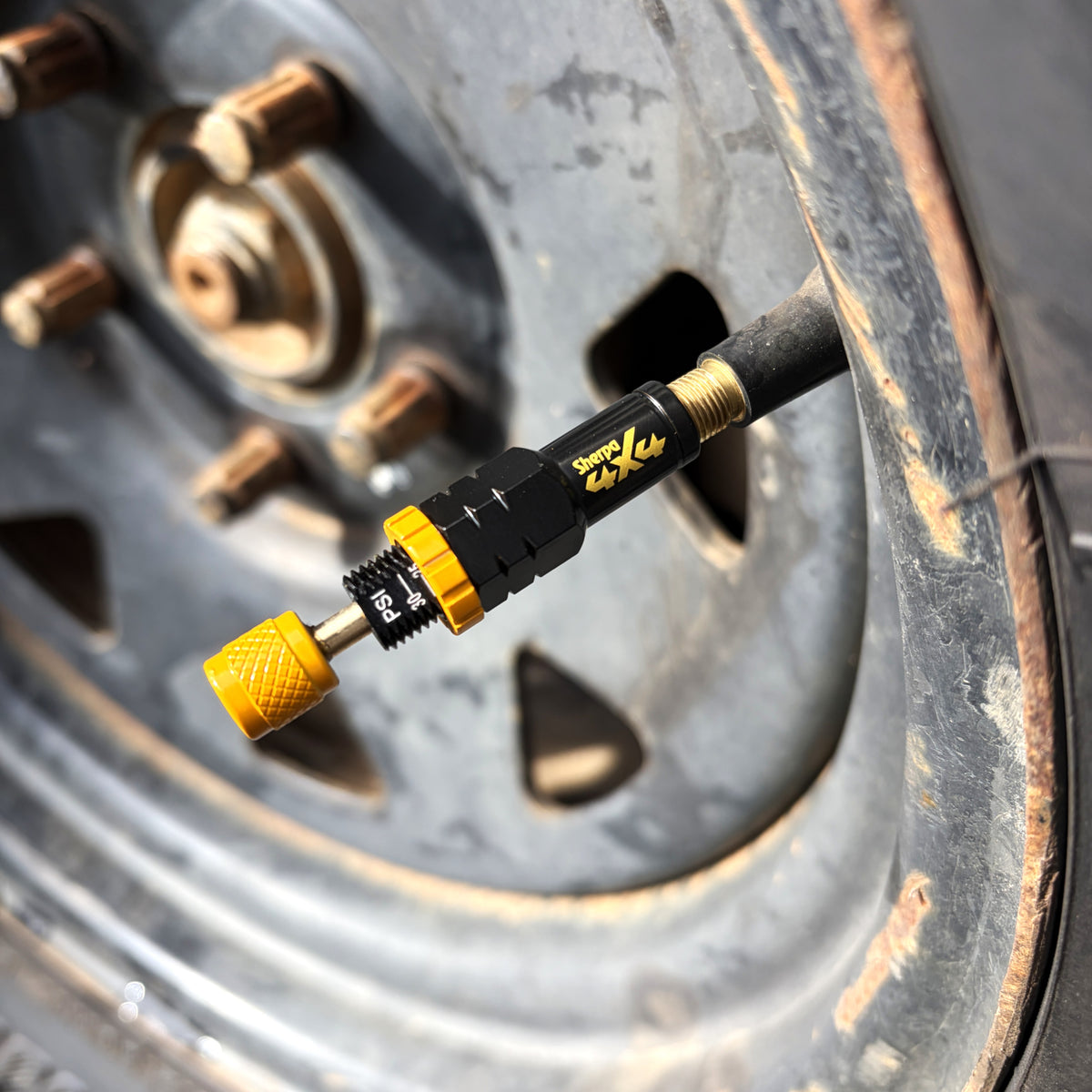 Sherpa 4x4 Tyre Deflators - 4 Pack
