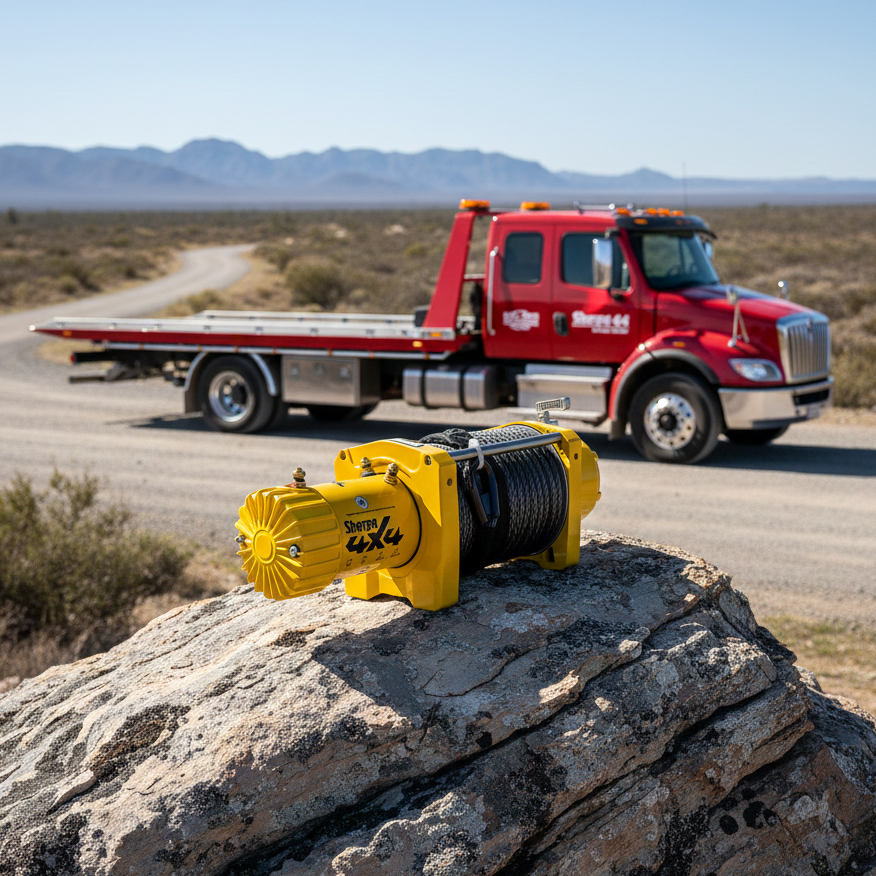 Sherpa tow truck winch