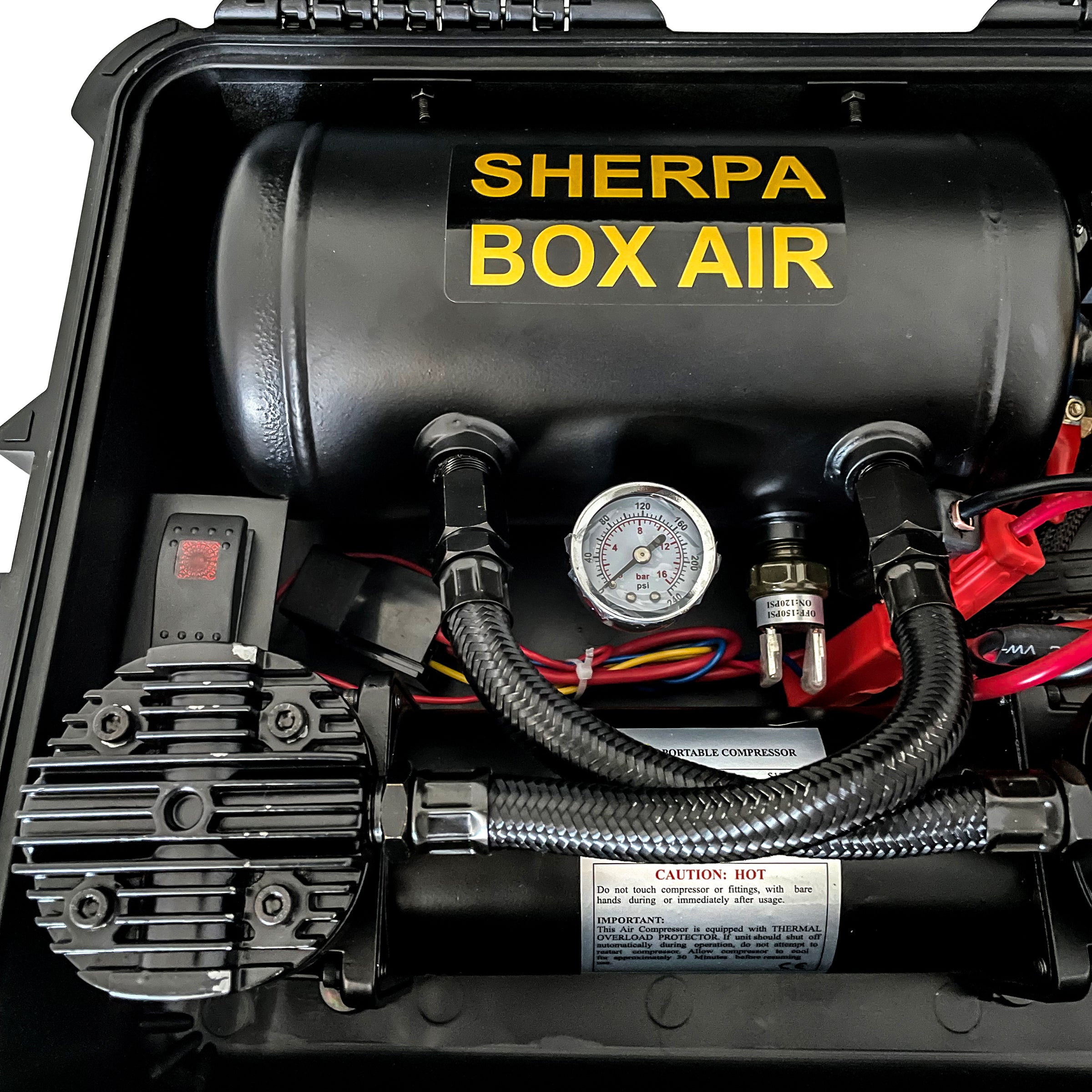 Sherpa 'BIG AIR' Air Compressors - SUV & Truck Air Compressors - Sherpa  Winches USA