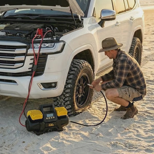 Sherpa 4x4 'BIG V4' Air Compressor (400 L/min) with Pre-set Pressure Control System